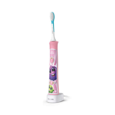 Philips Sonicare For Kids Электрическая зубная щетка Sonic HX6352/42 Встроенное приложение Bluetooth® для обучения 2 насадки и 10 наклеек 2 режима