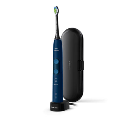 Электрическая зубная щетка Philips Sonicare ProtectiveClean 5100 Sonic HX6851/53, встроенный датчик давления, 3 режима, 1 функция BrushSync, дорожный футляр