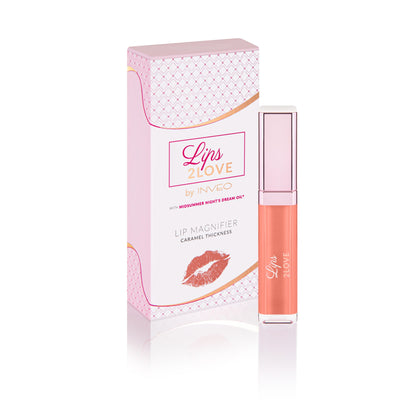 Caramel plumping lip gloss "Lips2LOVE"