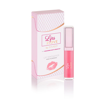 Pink plumping lip gloss "Lips2LOVE"