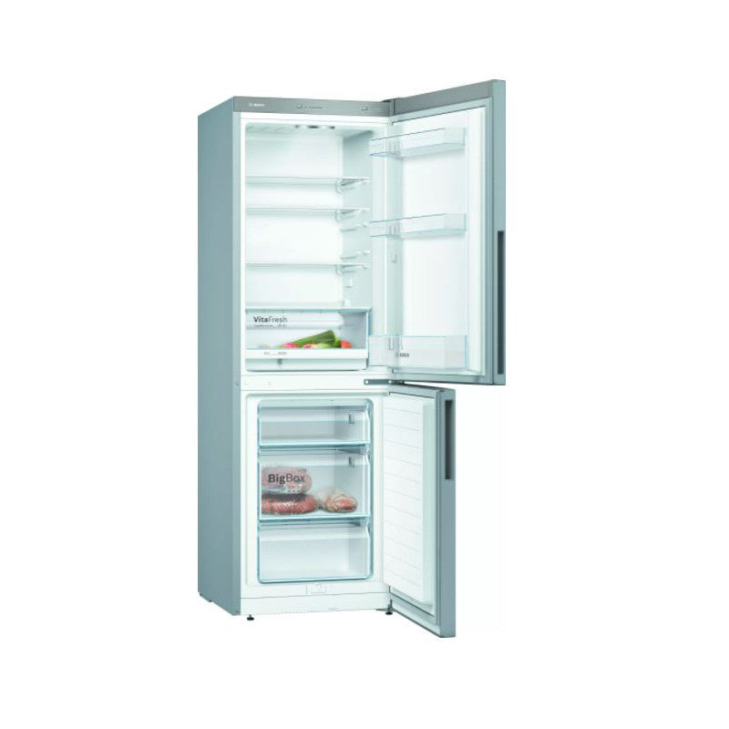 BOSCH Refrigerator KGV332LEA, Height 176 cm, Energy class E, Low Frost, Inox
