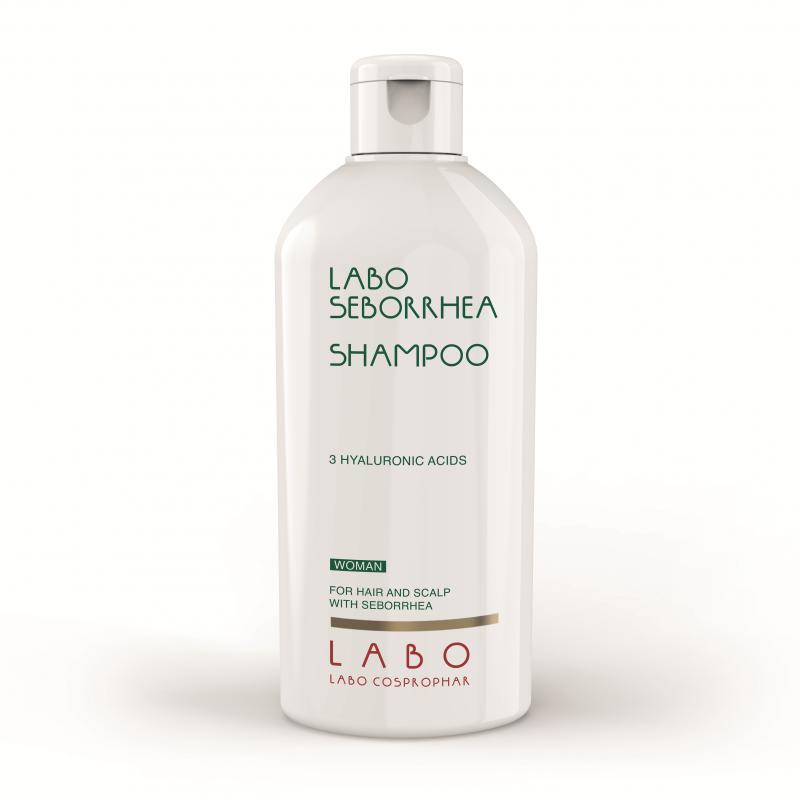 LABO SEBORRHEA shampoo against seborrhea with 3 hyaluronic acids FOR WOMEN, 200 ml + gift