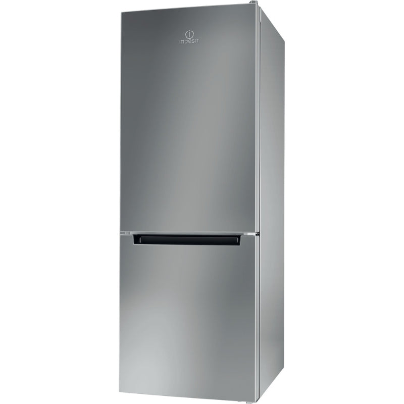 INDESIT Refrigerator LI6 S1E S, Energy class F, height 158.8 cm, Silver color 