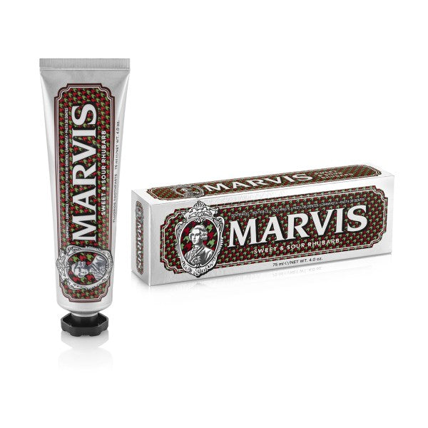 Marvis Sweet &amp; Sour Rhubarb Rhubarb and mint flavored toothpaste 75ml 
