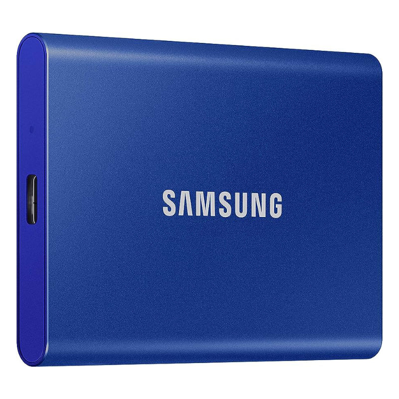 Портативный твердотельный накопитель Samsung T7 1 ТБ, синий