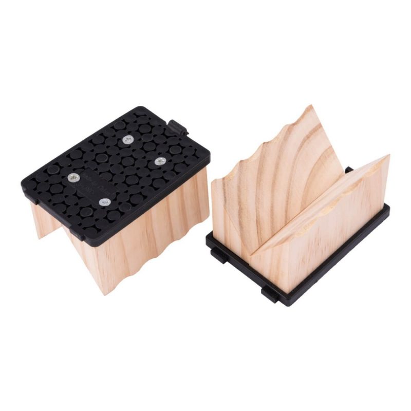 Wooden brush head for hot surface Char-broil