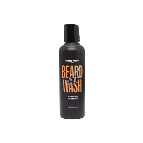 Men Rock Soothing Oak Moss Beard Wash Raminantis barzdos šampūnas, 100ml