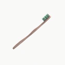 moti-co Bamboo Toothbrush With Charcoal Infused Bristles Soft bamboo toothbrush