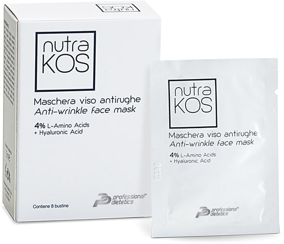 Nutrakos Anti-Wrinkle Face Mask - face mask against wrinkles 8 pcs