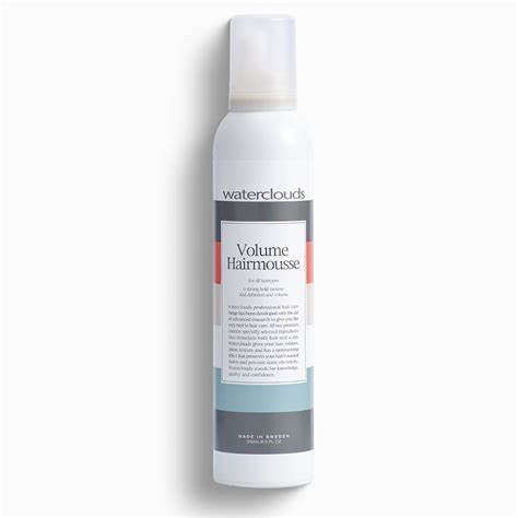 Waterclouds Volume hair mousse foam 250ml + gift Previa hair product
