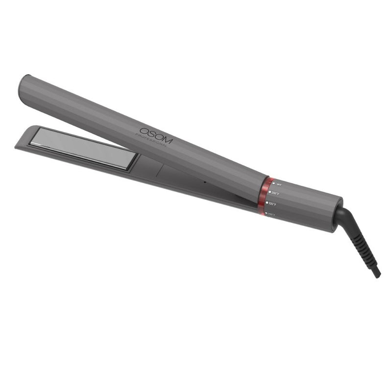 Hair straightener OSOM Professional OSOM186, 120-230C, gray color, with silk plates