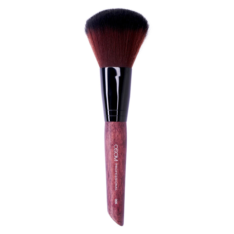 Cosmetic brush OSOM Professional Precision powder brush, suitable for loose, mineral powder, face and shoulder areas, extremely high quality, synthetic hair bristles