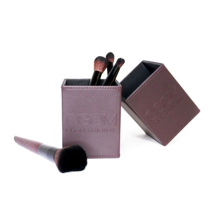 Case for makeup brushes Osom Professional Brush Case, magnetic, made of extremely high-quality leather substitute