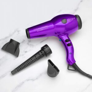 DIVA PRO STYLING Ultima 5000 Pro Purple Hair dryer + gift/surprise