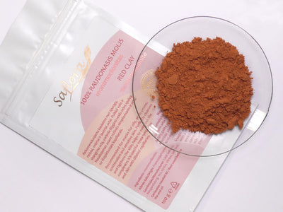 Saflora Red clay 100% pure montmorillonite 100 g 