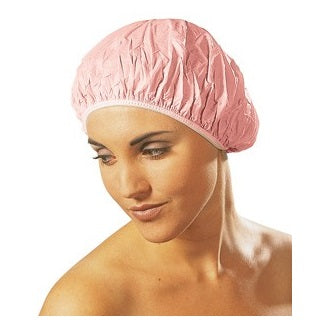 Shower cap Sibel SIB508063306, plastic, pink