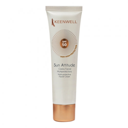 KEENWELL SUN ATTITUDE ЗАЩИТНЫЙ КРЕМ ДЛЯ ЛИЦА SPF 50, 60 мл + подарочный продукт для волос Previa