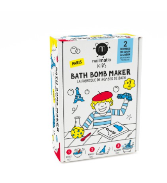 Nailmatic KIDS PARIS Bath Bomb Maker Vonios burbulo gaminimo rinkinys