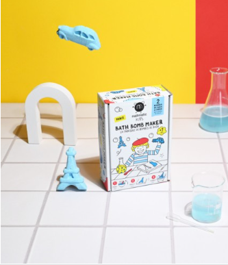 Nailmatic KIDS PARIS Бомбочка для ванны Набор для изготовления мыльных пузырей