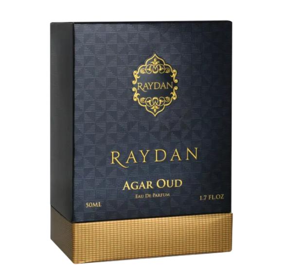 Raydan Agar Oud EDP perfume 50 ml + gift Previa hair product 