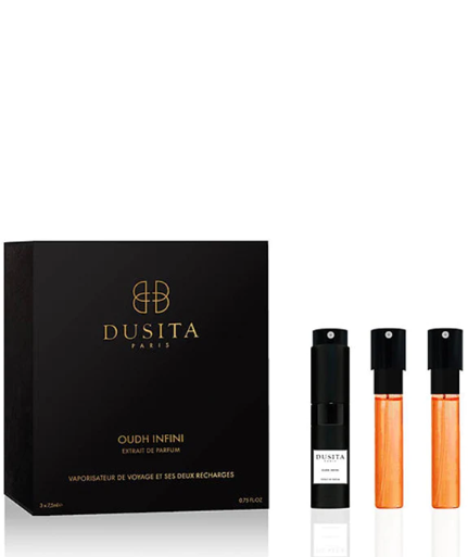 Dusita Oudh Infini Travel Spray, Extrait, 3 x 7.5ml