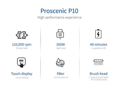 Беспроводной пылесос Proscenic P10