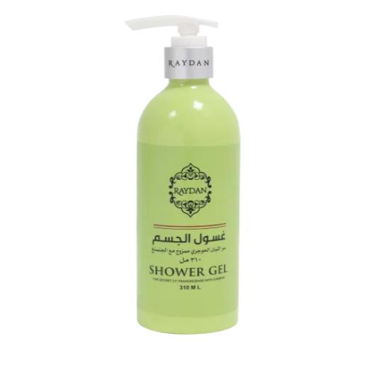 Raydan Frankincense shower gel 310ml + gift Previa hair product 