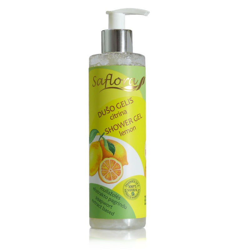 Saflora Shower gel "Citrina" based on soapwort extract 250 ml 
