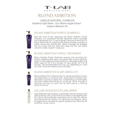 T-LAB Professional Blond Ambition Elixir Absolute - elixir 150ml