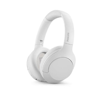 Philips Wireless headphones TAH8506WT/00, Noise Canceling Pro, Up to 60 hours of play time, Touch control, Bluetooth multipoint, White