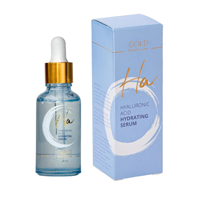 Gold Beauty Line Intensive moisturizing hyaluronic serum 30ml + gift CHI Silk Infusion Silk for hair 