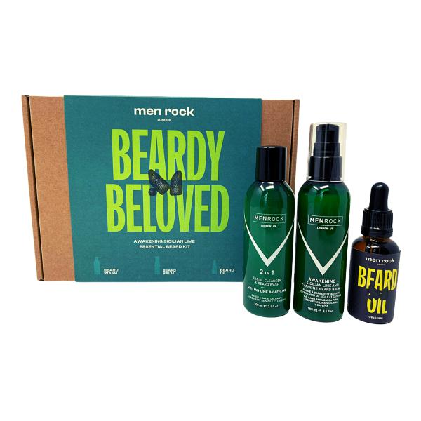 Men Rock Beardy Beloved Awakening Sicilian Lime Beard Kit Beard care kit