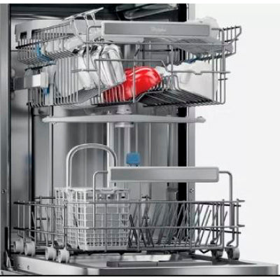 Посудомоечная машина WHIRLPOOL WSIP4O33PFE, класс энергопотребления D (старый A+++), 45 см, Powerclean PRO, третья корзина, 9 программ 