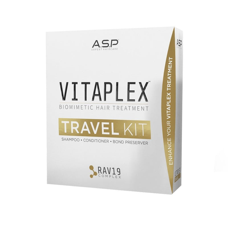 ASP Vitaplex Travel Kit 3x100ml for especially damaged and worn hair