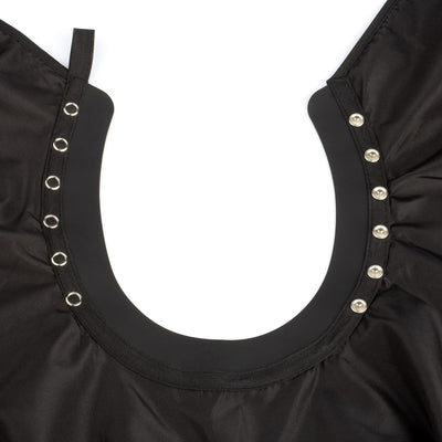 Black undergarment with silicone collar