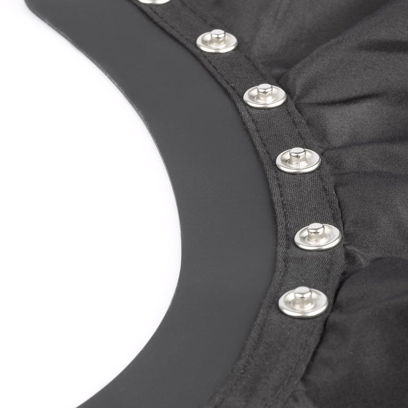 Black undergarment with silicone collar