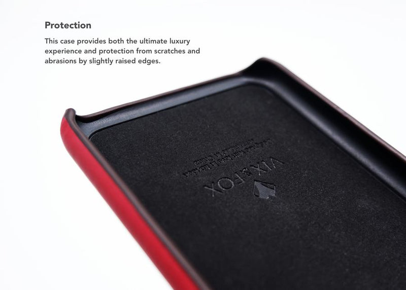 Задняя оболочка слота для карт VixFox для Samsung S9 рубиново-красный
