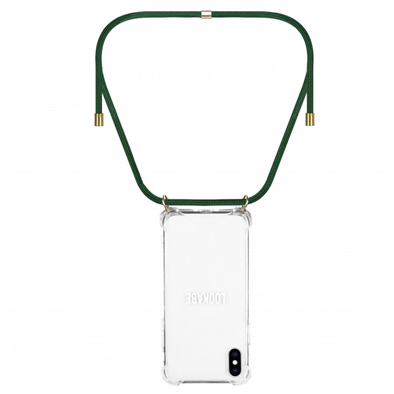 Lookabe Necklace iPhone X/Xs gold green loo013