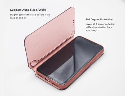 Чехол VixFox Smart Folio для iPhone 7/8 розовый