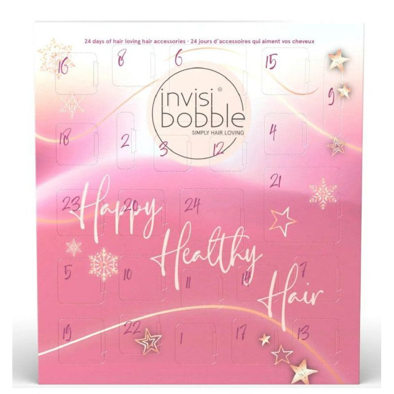Advento kalendorius Invisibobble Advent Calendar 2022 Happy Healthy Hair IB-SET-XM91001, 24 vnt. aksesuarų plaukams