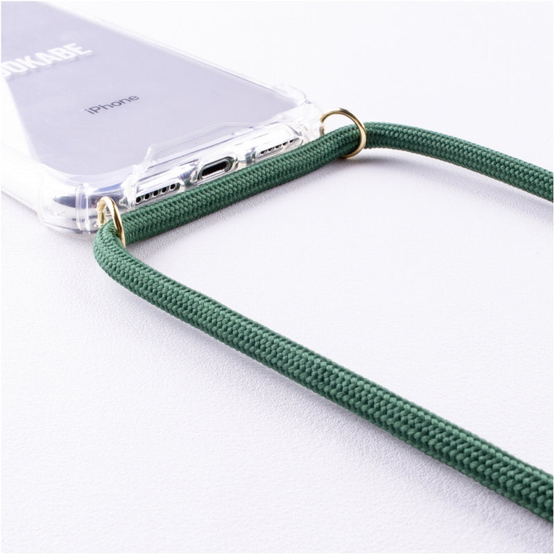 Lookabe Necklace iPhone Xs Max gold green loo015