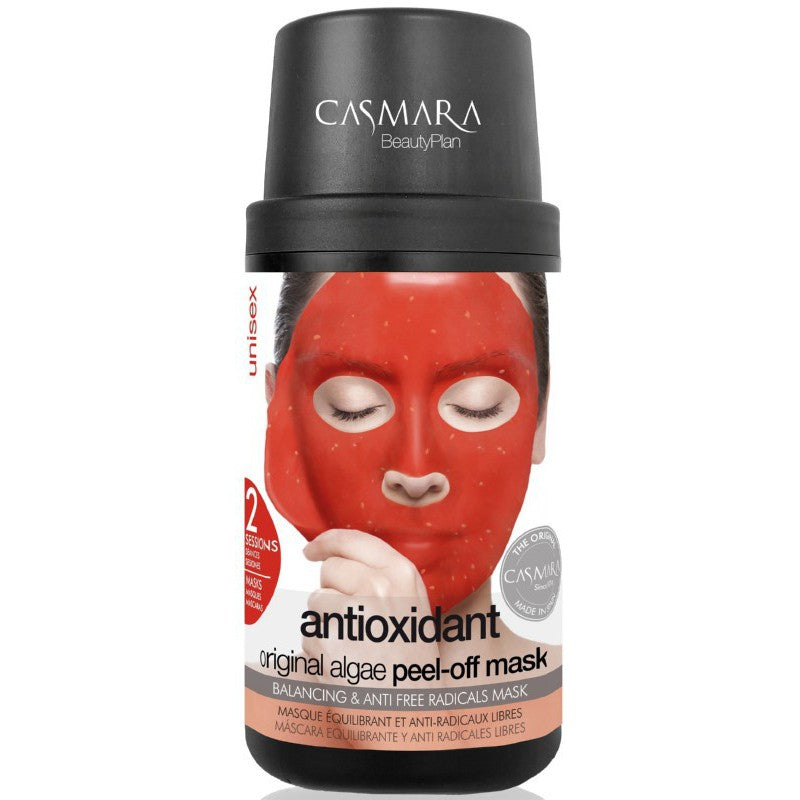 Альгинатная маска для лица Casmara AntiOXant Algea Peel Off Mask Kit антиоксидант, восстанавливающая и успокаивающая кожу лица для 2-х поколений