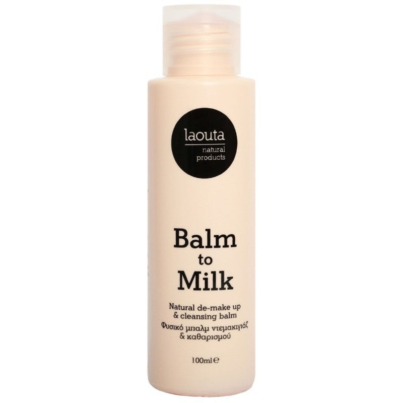 Oil face wash Laouta Balm to Milk LAO0415, 100% natural, vegan, 100 ml