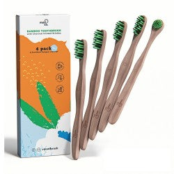 moti-co Bamboo Toothbrush Kit Bambukinis burnos priežiūros rinkinys