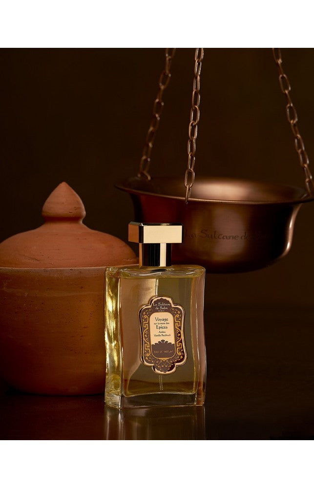 La Sultane de Saba Perfume Ayurveda – Amber, Vanilla, Patchouli 100ml + gift CHI Silk Infusion Silk for hair