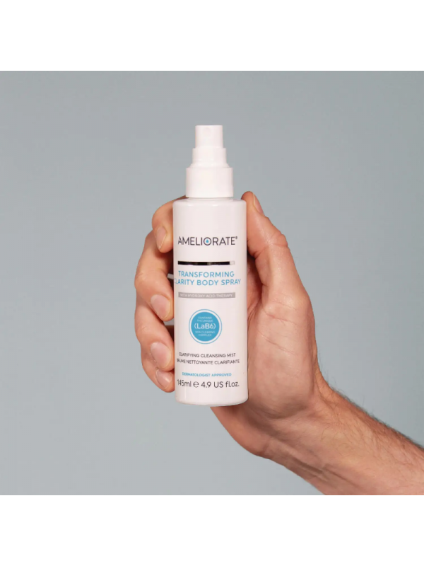 AMELIORATE Transforming Clarity Body Spray kūno purškiklis nuo bėrimų, 145 ml