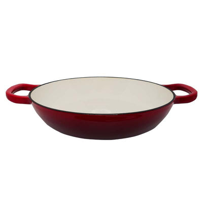 Round enameled cast iron pot Zyle ZY030CRKI Ø30 cm, 3.5 l, red