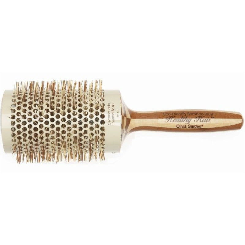 Round brush for hair Olivia Garden Healthy Hair Thermal 63 OG01018, 63 mm, for drying and styling hair