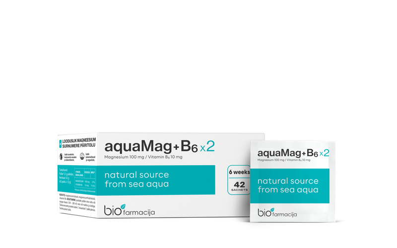 Biopharmacy aquaMag+B6 x2 Food supplement, powder