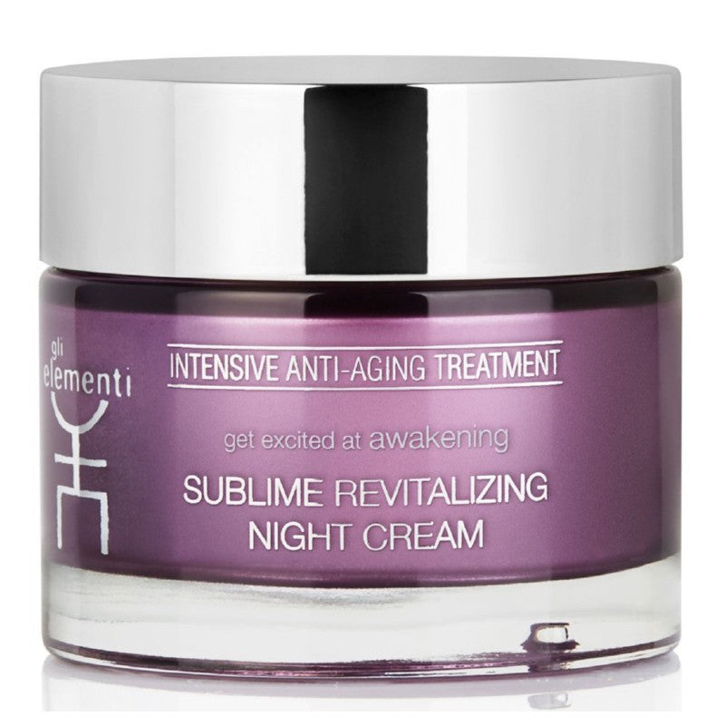 Atgaivinantis, naktinis veido odos kremas Gli Elementi Sublime Revitalizing Night Cream GLI01062, 50 ml